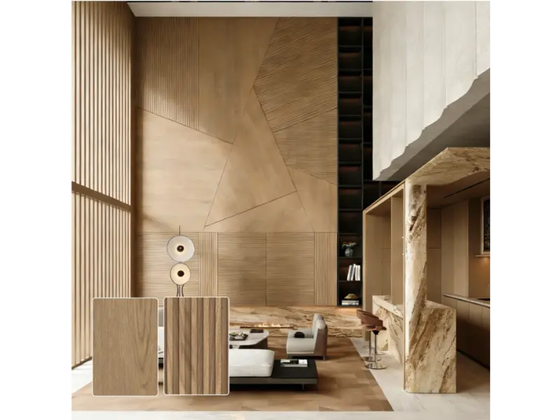 Bamboo Fiber Wallboard with fabric veneer
