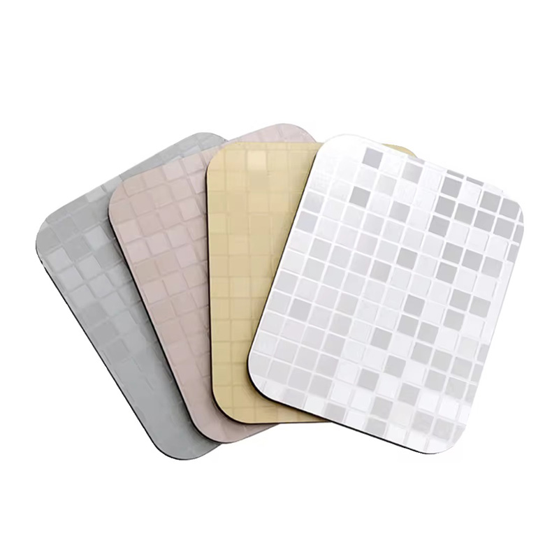 Panel Dinding Kristal Karbon Tekstur Logam